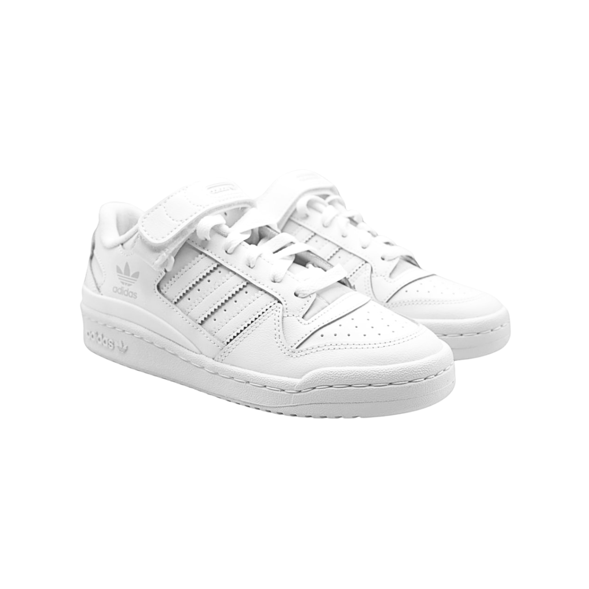 Tenis adidas Forum Low J Para Niños Fy7973 Casuales Blancos