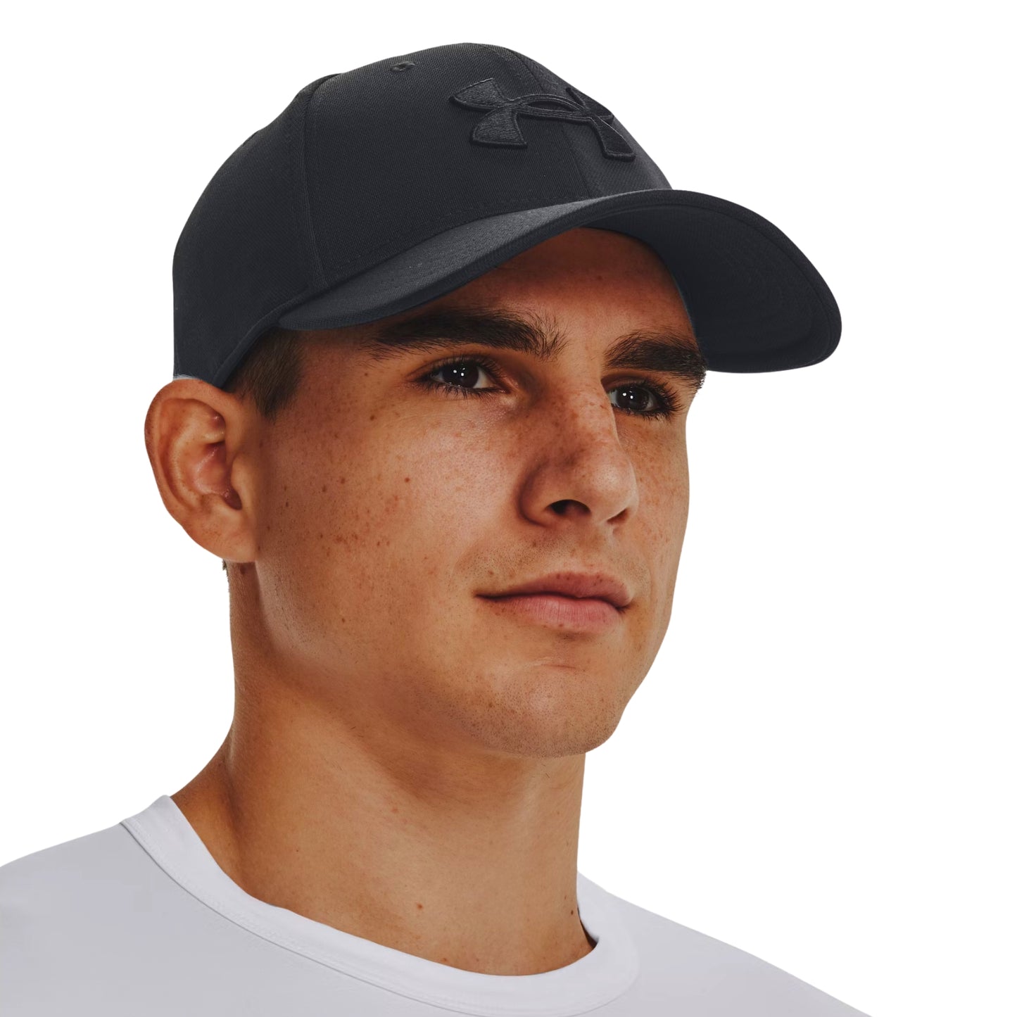 Gorra Deportiva Under Armour Transpirable Con Visera Negra