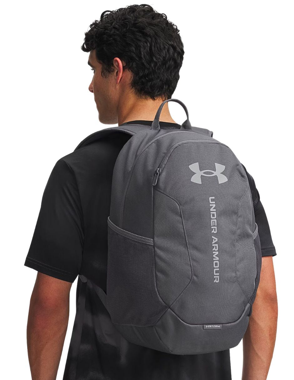 Mochila Escolar Repelente Under Armour Hustle Lite Gris