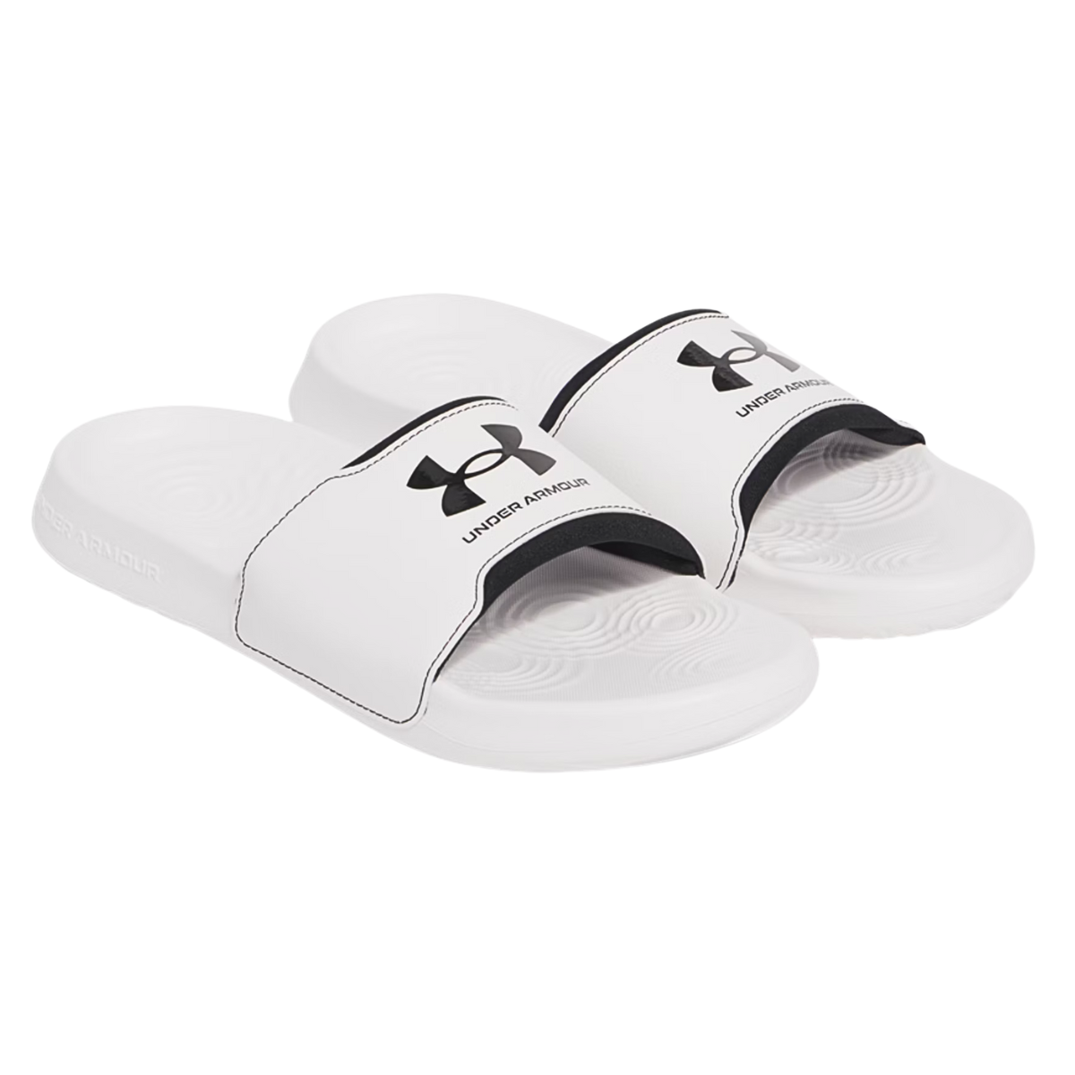 Sandalias Para Hombre Under Armour Slide Blanco