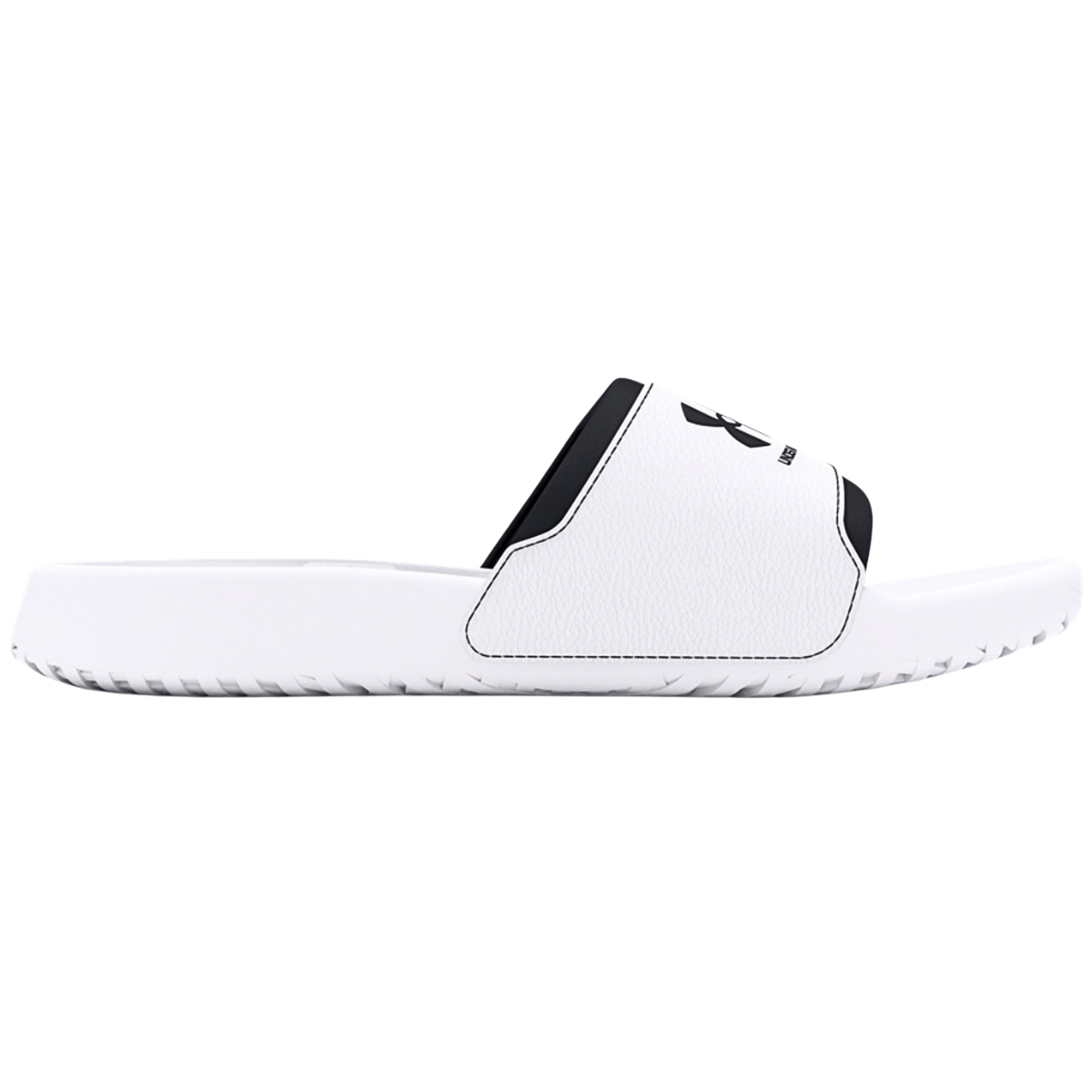 Sandalias Para Hombre Under Armour Slide Blanco