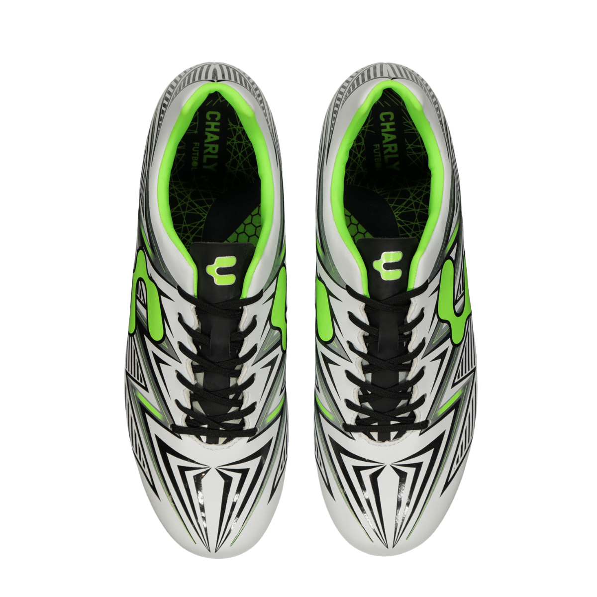 Tacos Charly Fútbol Soccer Sport Para Hombre 1022026 Blanco