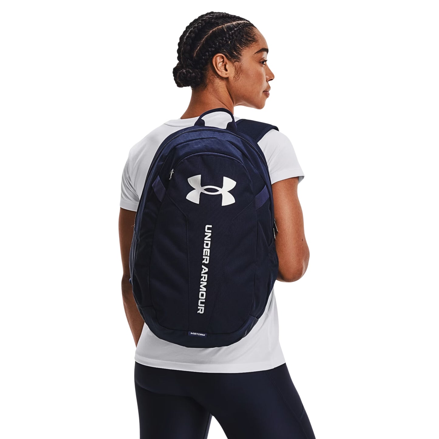 Mochila Under Armour Hustle Lite 1364180 410 Impermeable Amplia