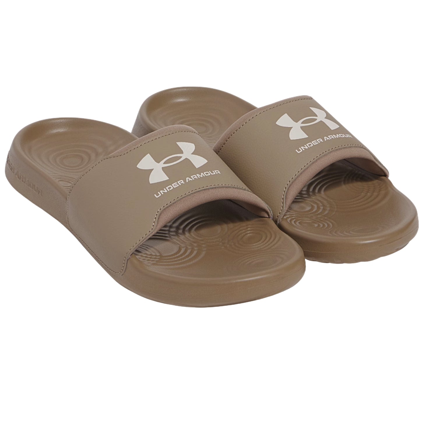 Sandalias Para Hombre Under Armour Slide Marrón