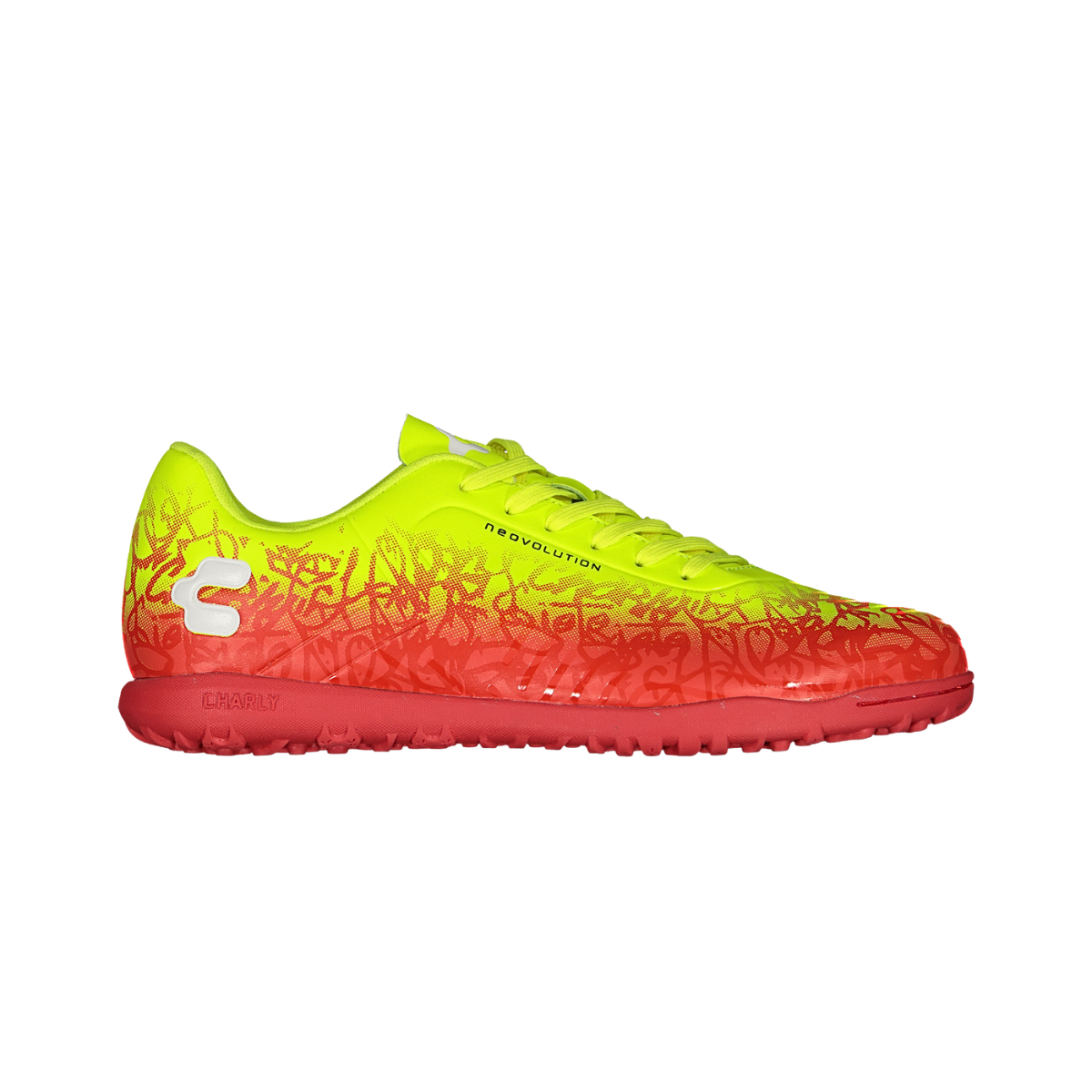 Tenis De Fútbol Charly Neovolution Select TF 1086557002 Verde Rojo