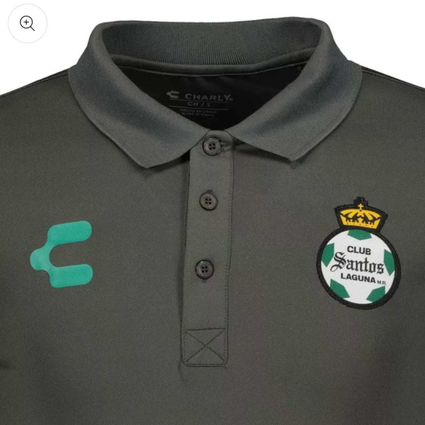 Playera Tipo Polo Manga Corta Santos Laguna Charly Casual