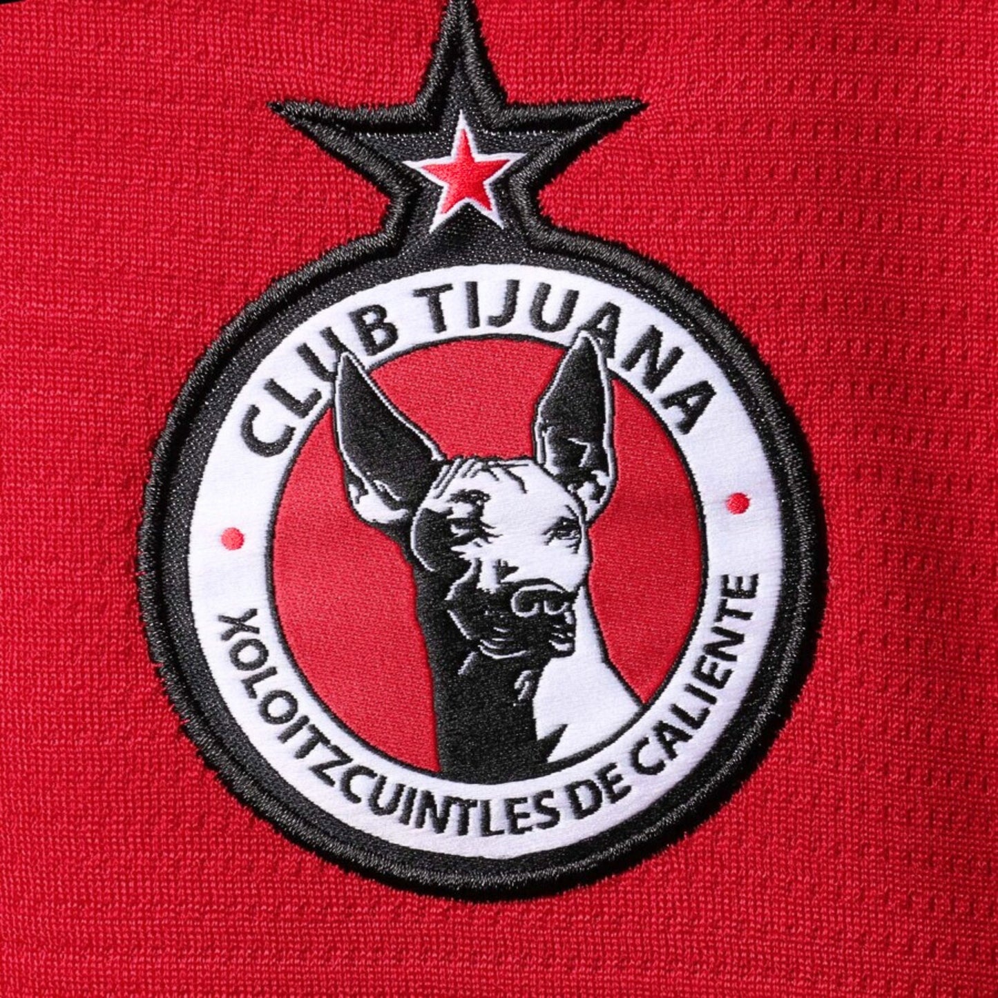 Playera Polo Charly Xolos Entrenamiento Manga Corta Rojo