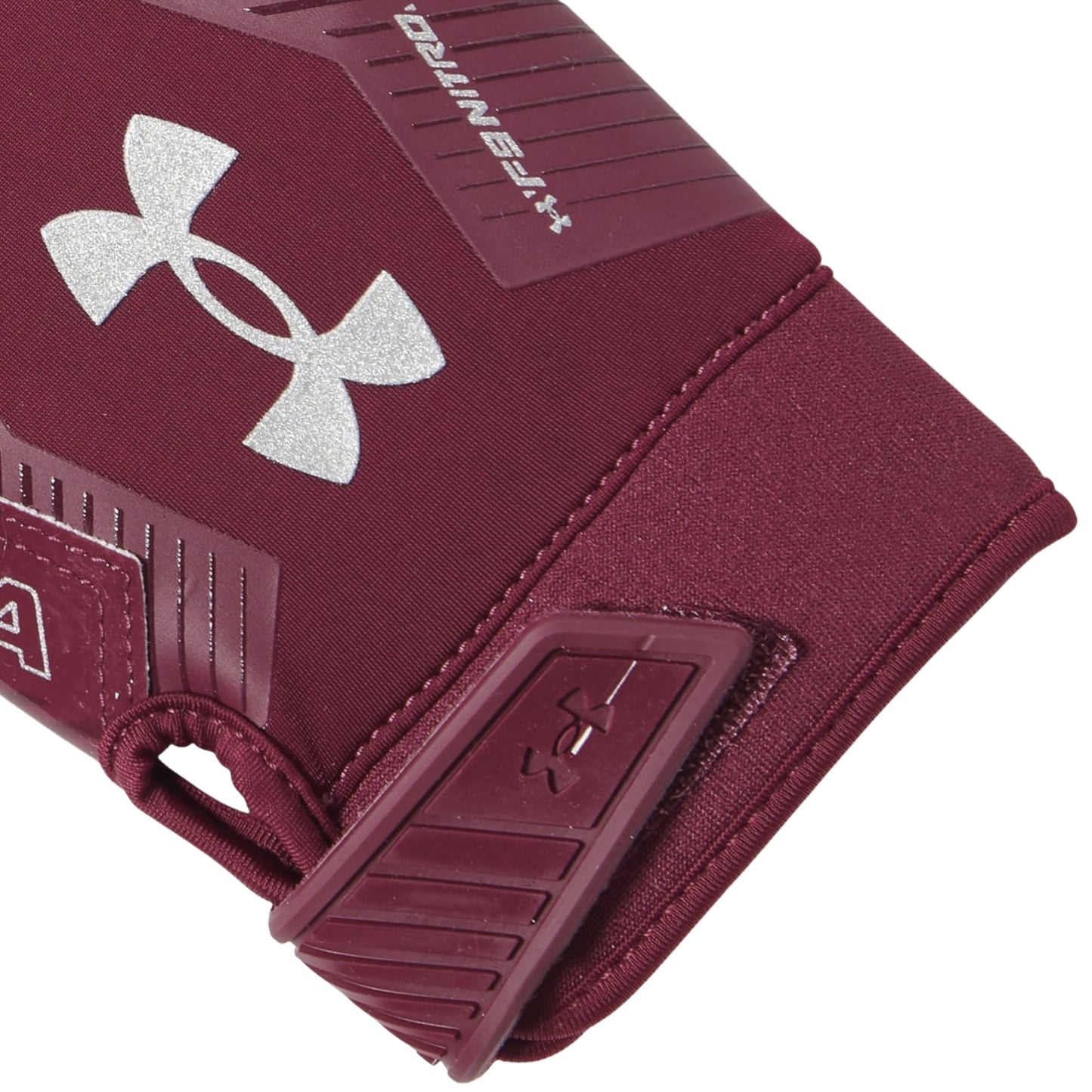 Guantes De Fútbol Americano Under Armour Antideslizantes Vino