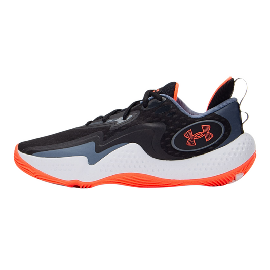 Tenis Under Armour Unisex Spawn 5 3026285-001 Basket - Negro-Rojo