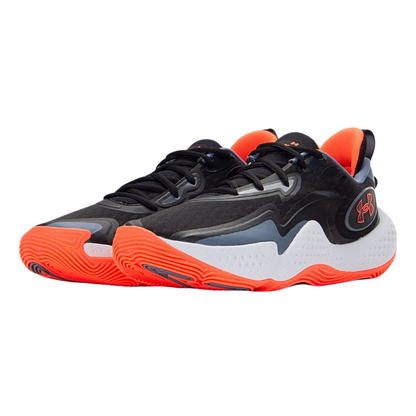 Tenis Under Armour Unisex Spawn 5 3026285-001 Basket - Negro-Rojo