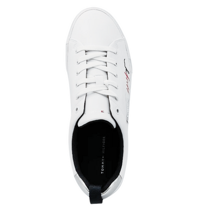 Tenis Tommy Hilfiger De Dama Signature Fw0fw06853 Blanco