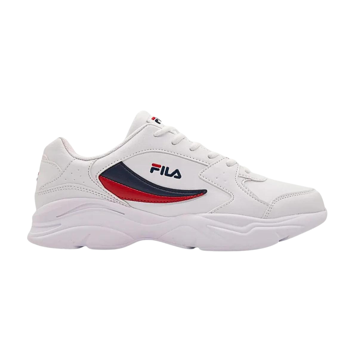 Tenis Fila Para Mujer Stirr 5rm02049-125 Blanco Casual