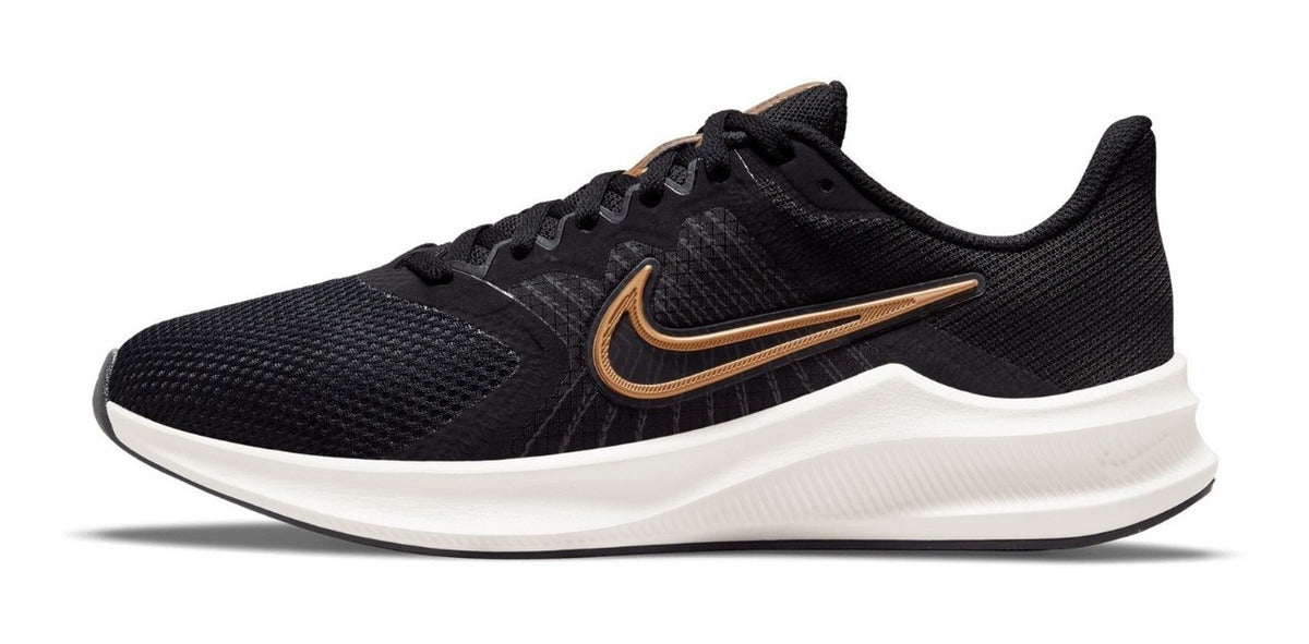 Tenis Nike Para Mujer Downshifter 11 Cw3413 002 Negro Dorado