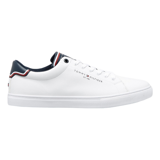 Tenis Tommy Hilfiger Para Hombre  Pebble Fm0fm03651 Blancos