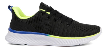Tenis Charly Deportivos Hombre Negro Running Caminata Ligero
