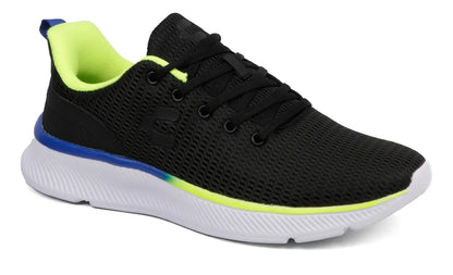 Tenis Charly Deportivos Hombre Negro Running Caminata Ligero