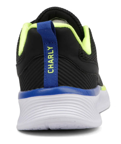 Tenis Charly Deportivos Hombre Negro Running Caminata Ligero