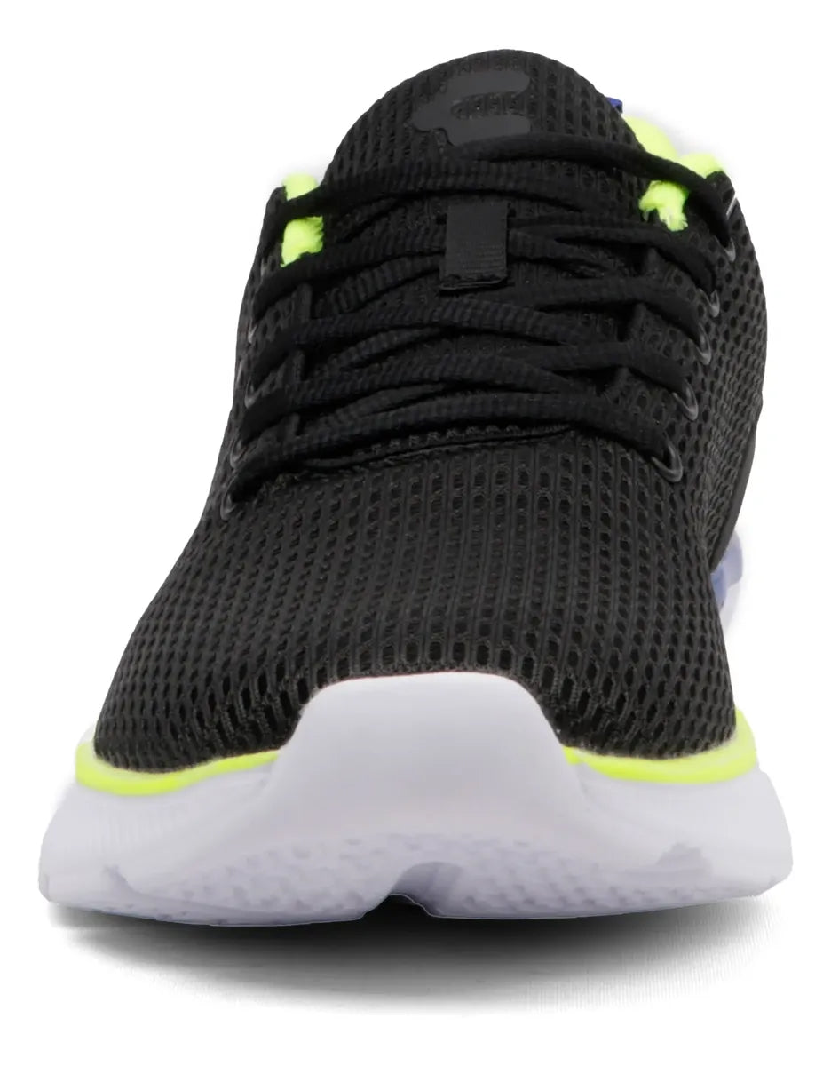 Tenis Charly Deportivos Hombre Negro Running Caminata Ligero