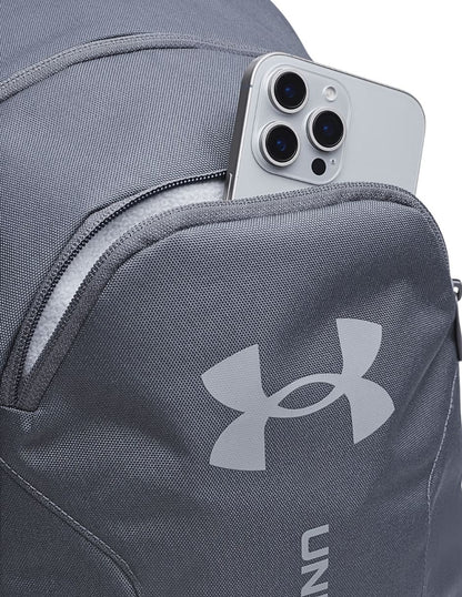Mochila Escolar Repelente Under Armour Hustle Lite Gris