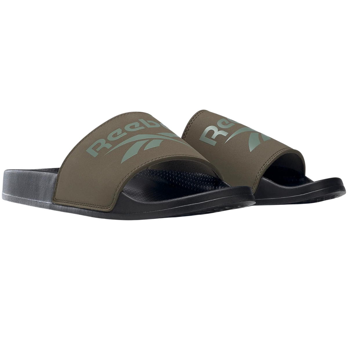 Sandalias Reebok De Hombre Fulgere Slide FX3093 Verde Musgo