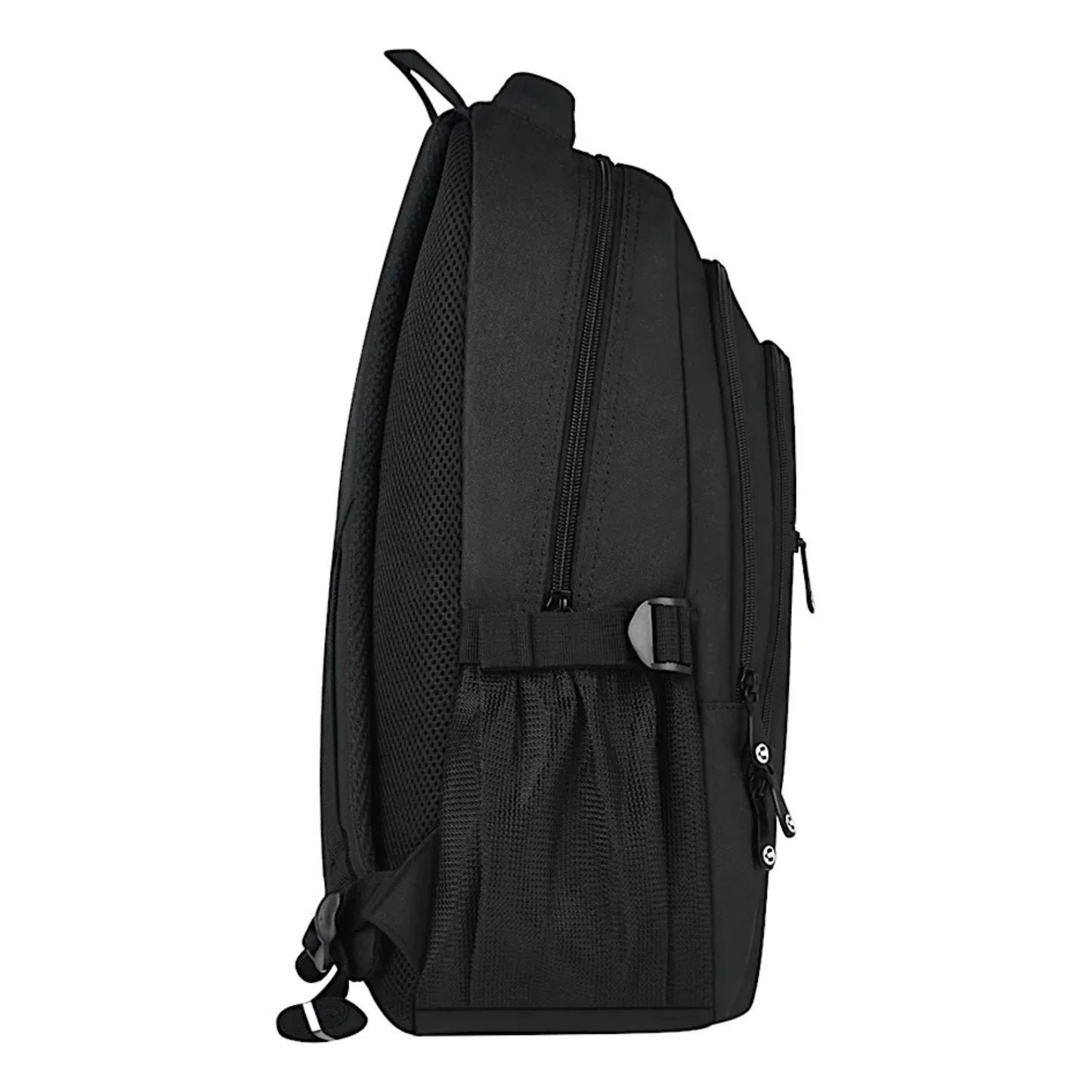 Mochila Escolar Unisex Charly 8068115 Resistente Compartimiento Para Laptop Negro