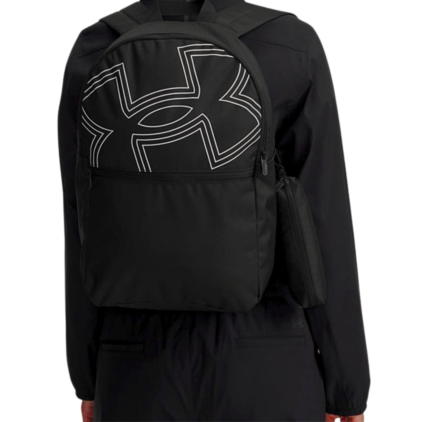 Mochila Negra Under Armour Mediana Resistente Repelente