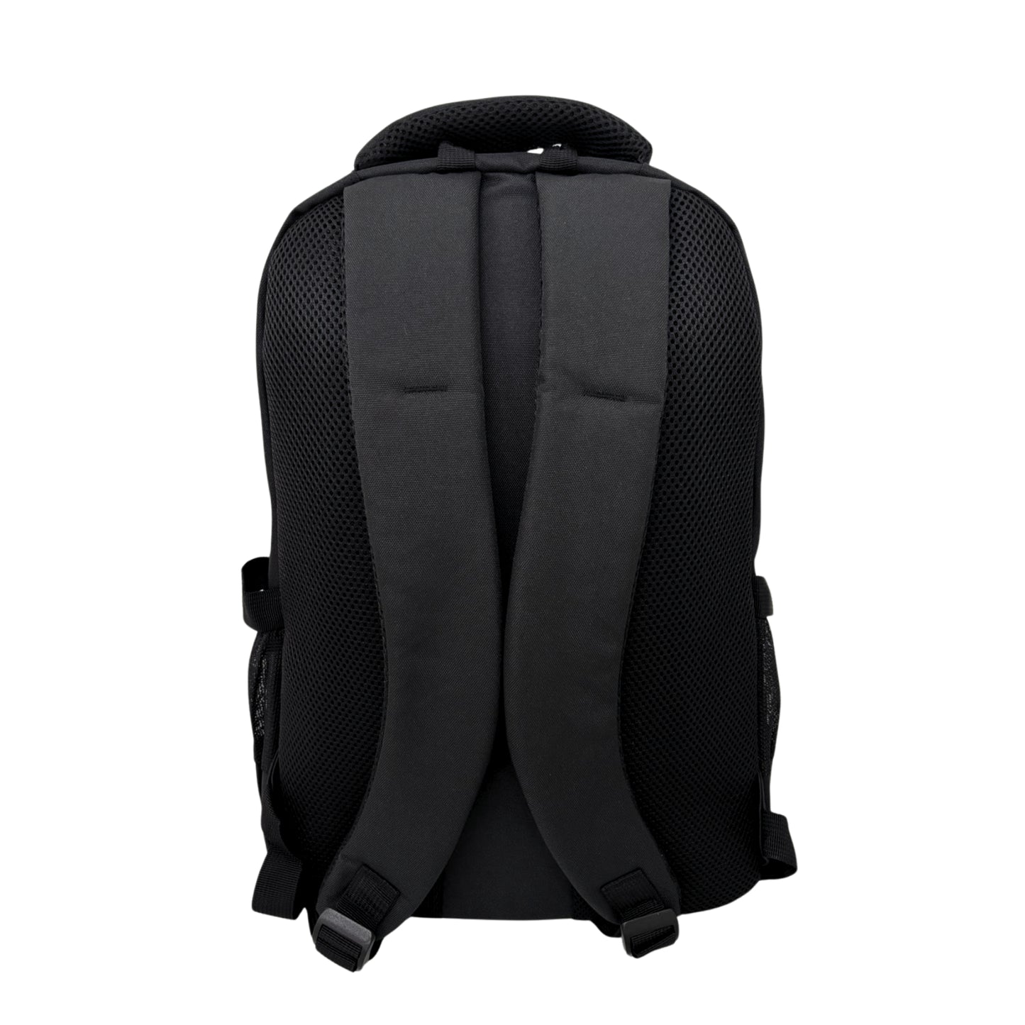 Mochila Charly Club Santos Deportiva Comoda Mediana Negra Resistente