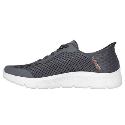 Tenis Para Hombre Skechers Memory Foam Cómodos Slip Ins Gris