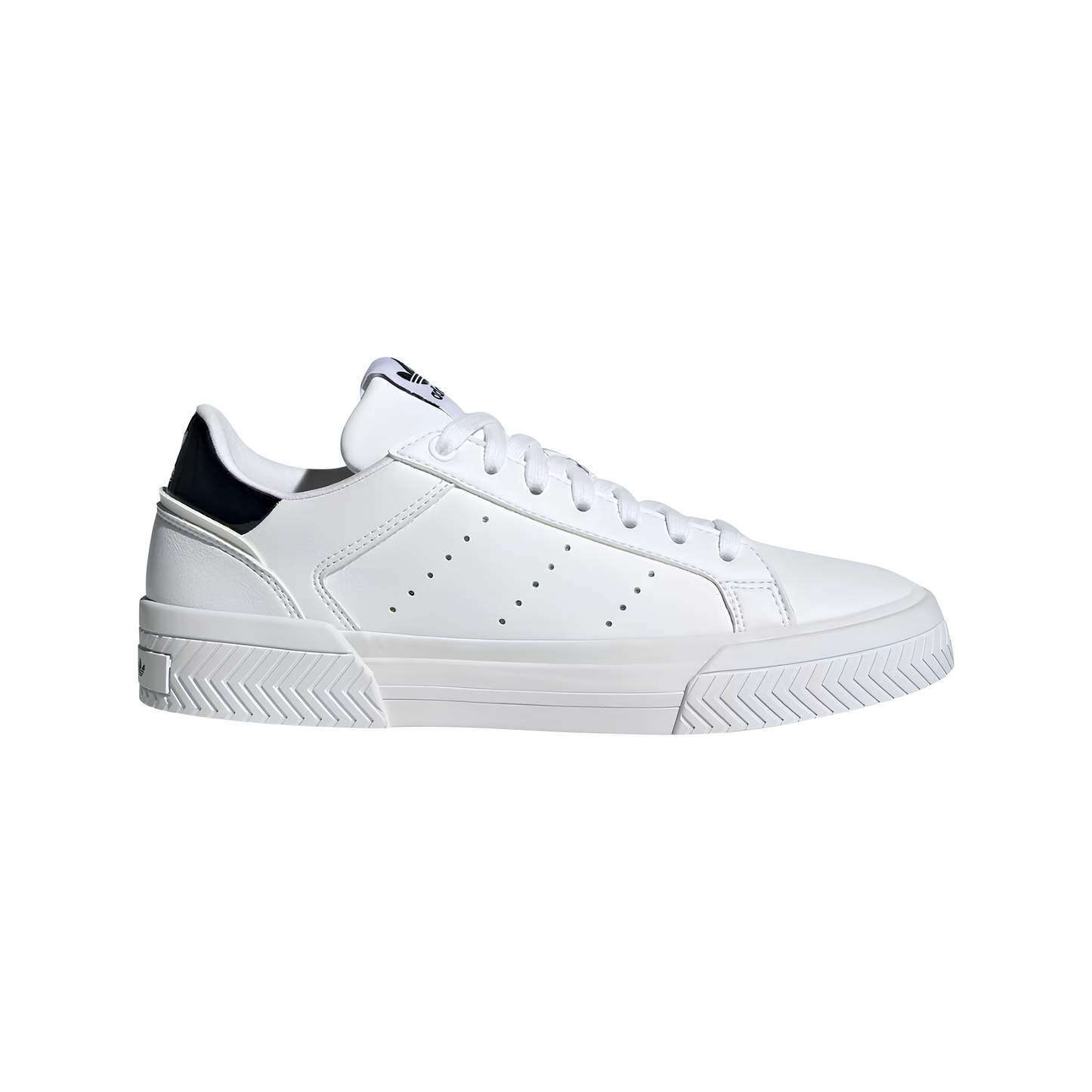 Tenis adidas Para Mujer Court Tourino H05279 Casuales Blanco