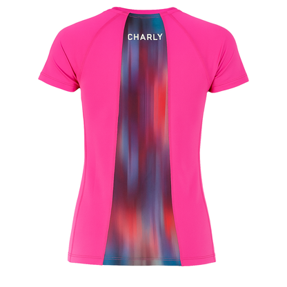 Playera Charly Deportiva Mujer 5009360 Rosa Transpirable