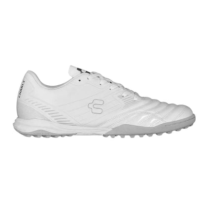 Tenis Futbol Rápido Hombre Charly Pasto Sintético Blanco
