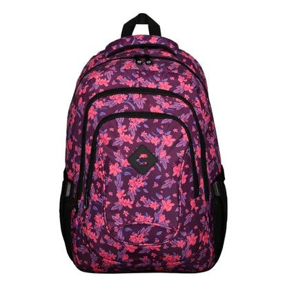 Mochila Escolar Charly Flores Juvenil Reforzada Porta Laptop