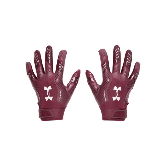Guantes De Fútbol Americano Under Armour Antideslizantes Vino