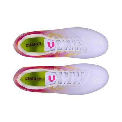 Tachones De Futbol Charly Grasshopper 7.0 Antideslizantes Blancos