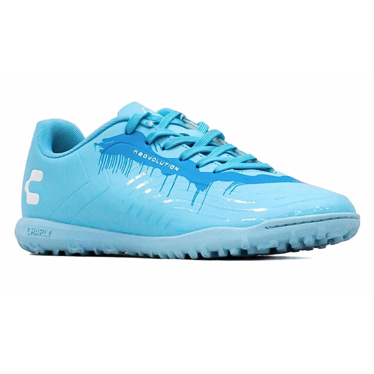 Tenis Fútbol Rápido Hombre Charly 1086279 Turf Fut 7 Azul