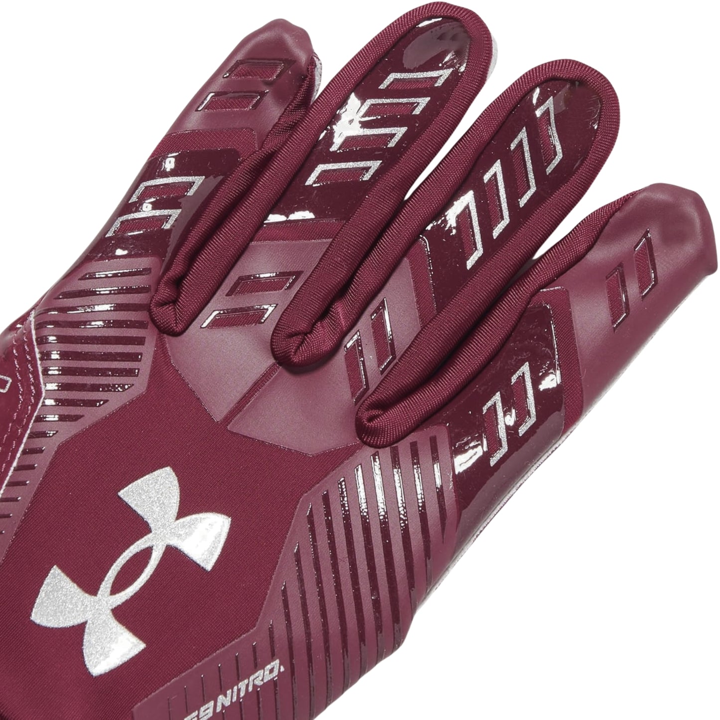 Guantes De Fútbol Americano Under Armour Antideslizantes Vino