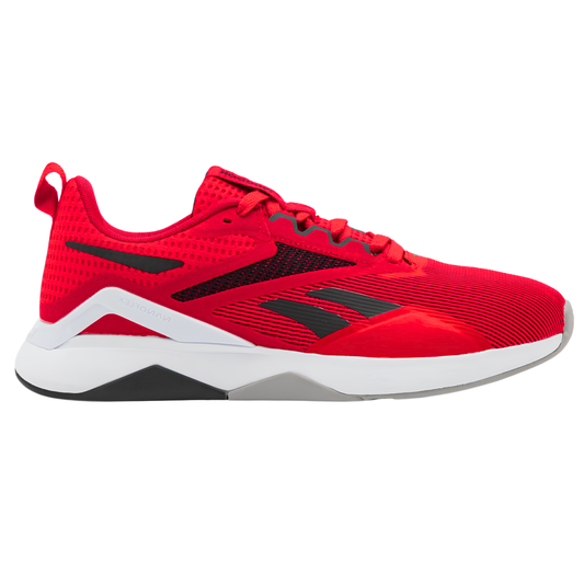 Tenis Reebok De Hombre Nanoflex Tr 2.0 Hr0414 Entrenamiento - Rojo-Negro