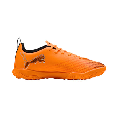 Tenis De Futbol Infantiles Puma Suela Tf Antideslizantes Naranja Fosforescente