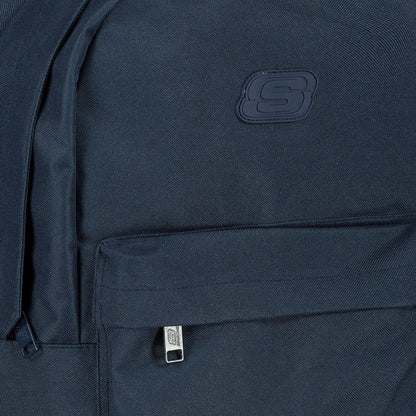 Mochila Escolar Skechers Porta Laptop Unisex Logo Azul Marino