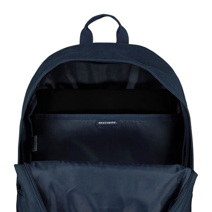 Mochila Escolar Skechers Porta Laptop Unisex Logo Azul Marino