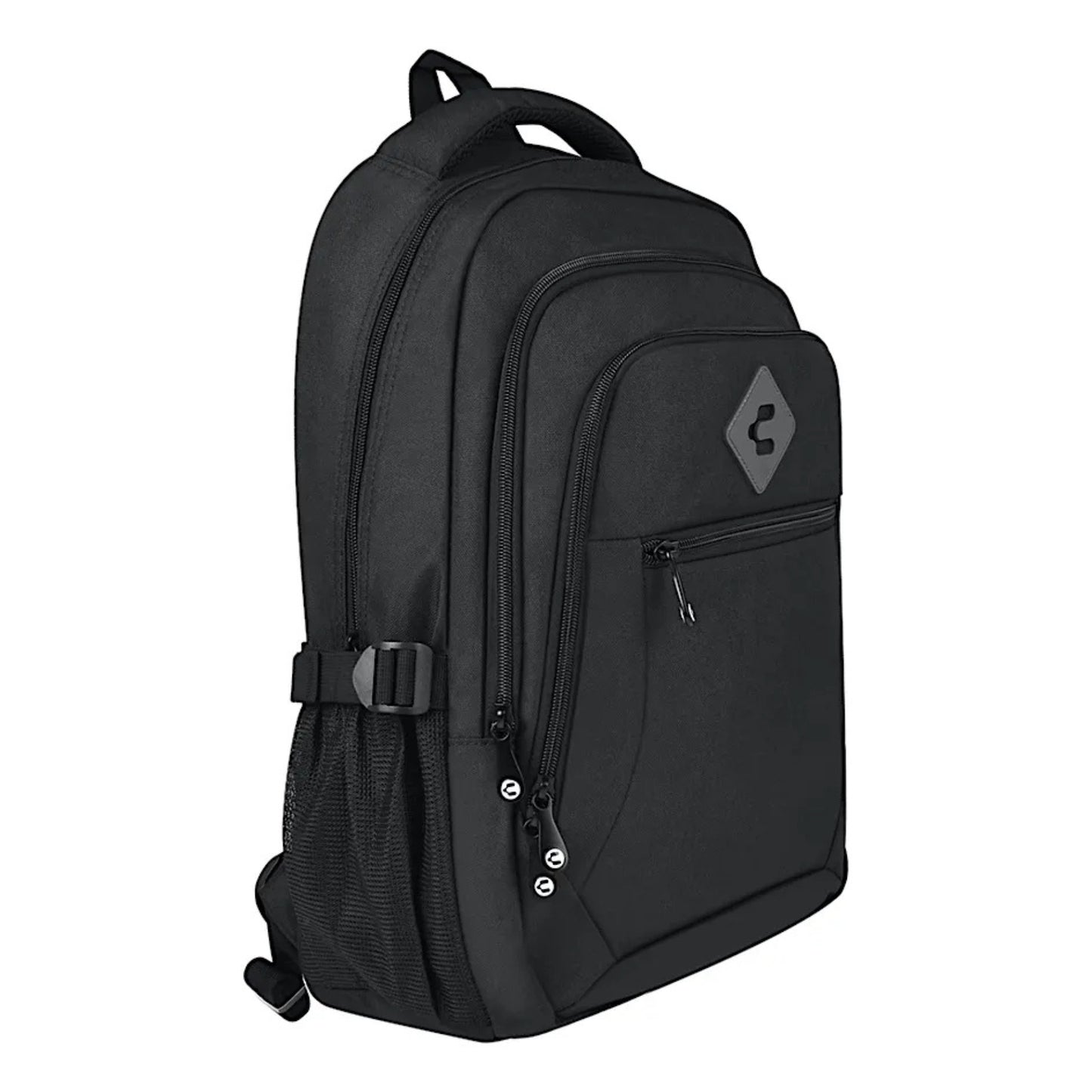 Mochila Escolar Unisex Charly 8068115 Resistente Compartimiento Para Laptop Negro