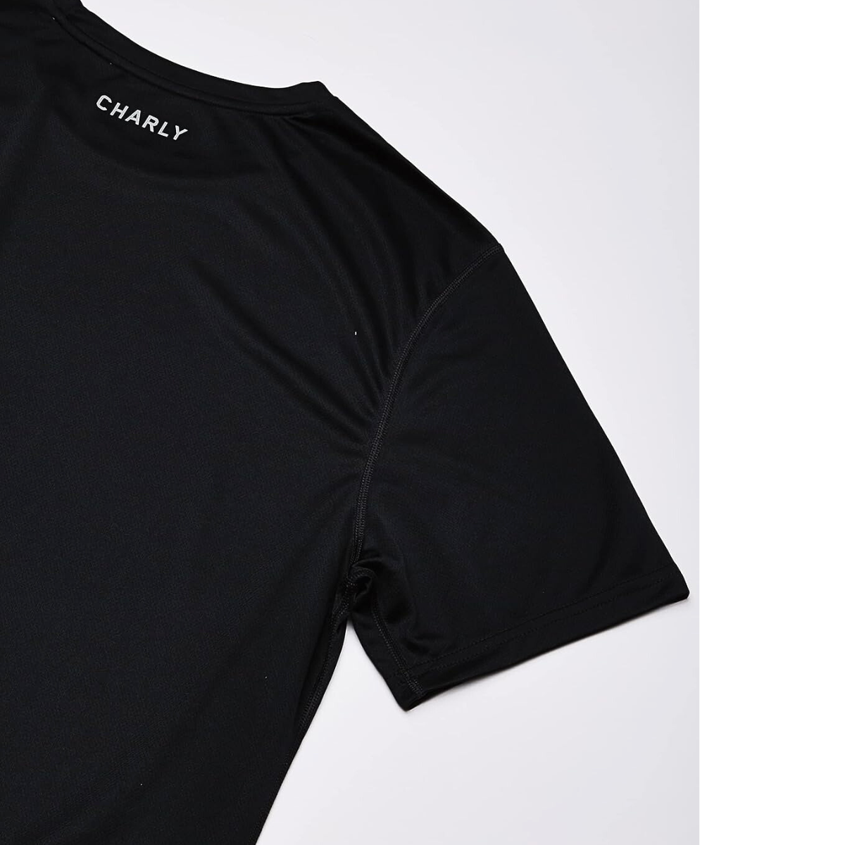 Playera Charly Deportiva 5009378 Negro Transpirable Frescura