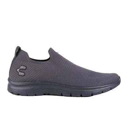 Tenis Tipo Calcetin Para Hombre Comodos Charly Ligeros Ultraconfort Gris