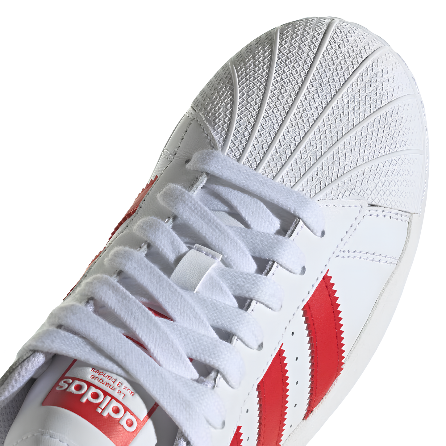 Tenis adidas Unisex Superstar XLG If8067 Casual Blanco Rojo