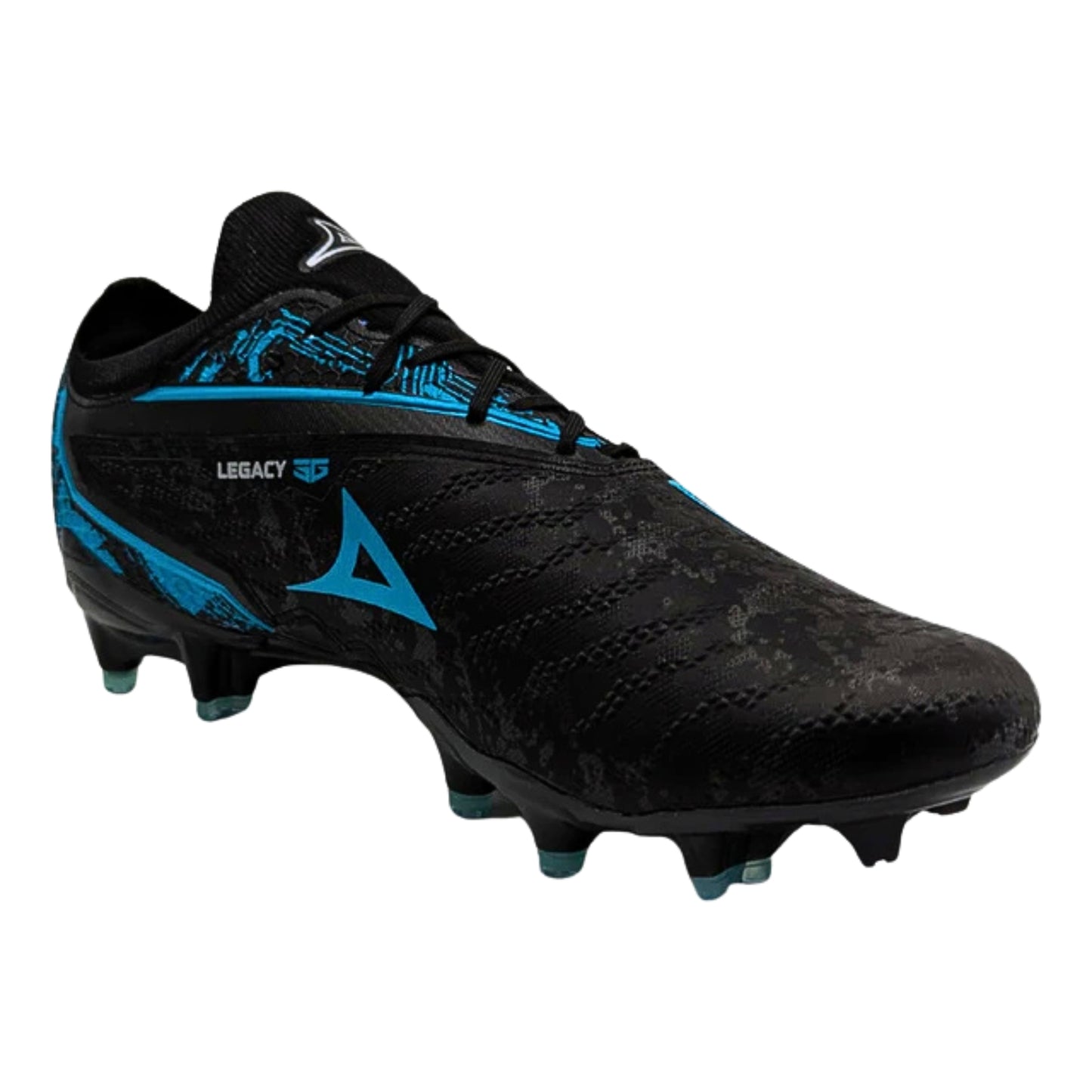 Tacos De Futbol Antideslizantes Pirma Profesionales Confort Negro Azul