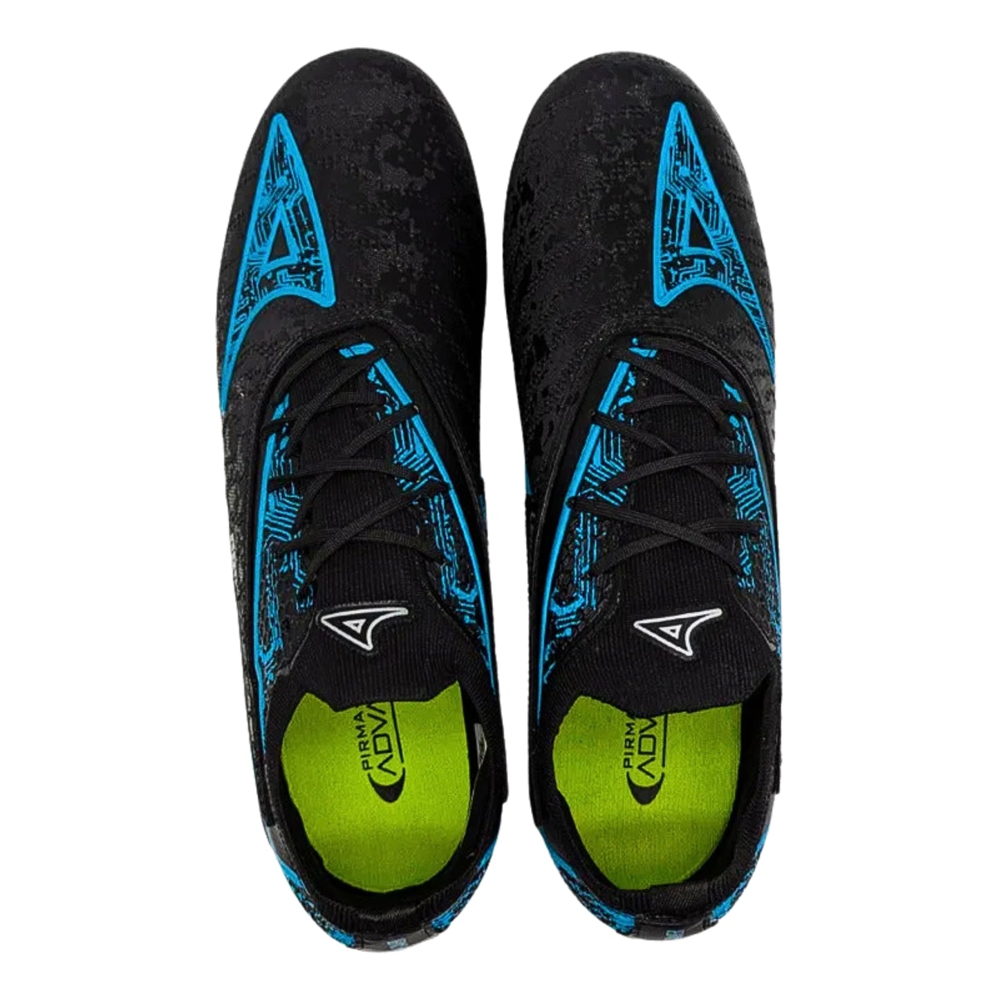 Tacos De Futbol Antideslizantes Pirma Profesionales Confort Negro Azul