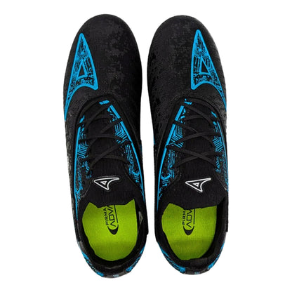 Tacos De Futbol Antideslizantes Pirma Profesionales Confort Negro Azul