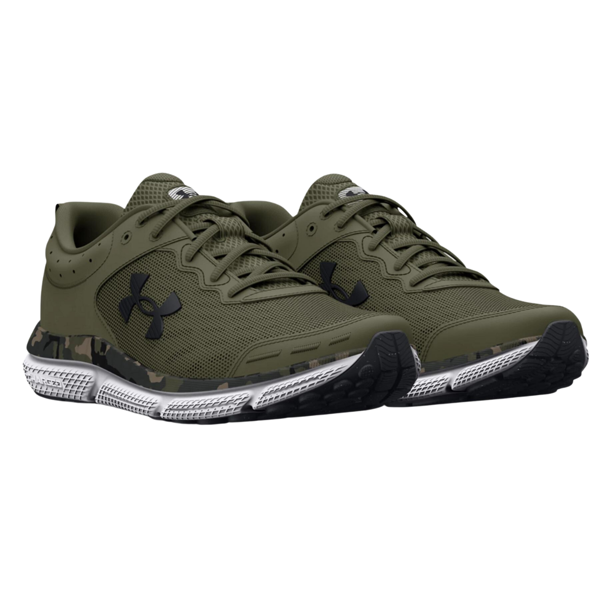 Tenis Under Armour De Hombre Assert 10 Camo 3027036 300 - Verde/Camuflaje