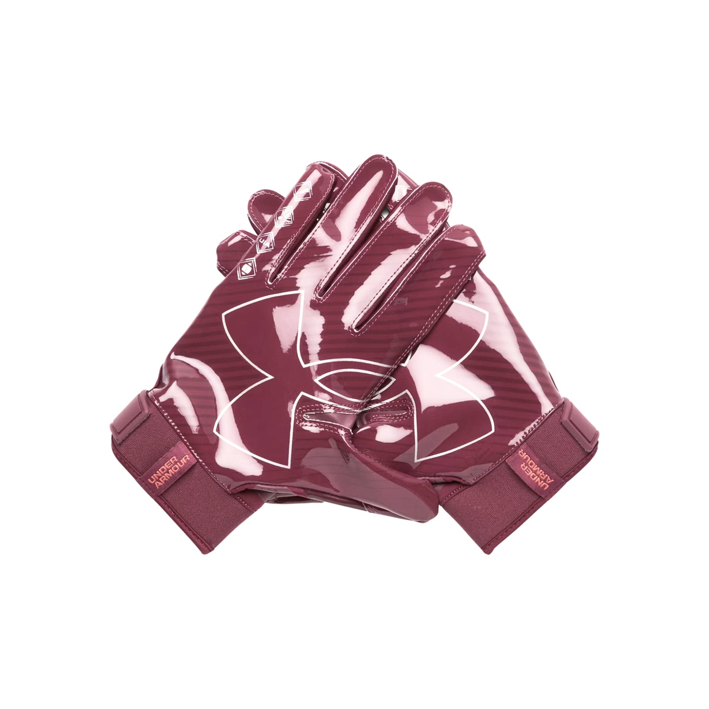 Guantes De Fútbol Americano Under Armour Antideslizantes Vino