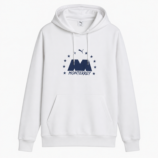Sudadera Hoddie Puma Rayados De Monterrey Con Capucha